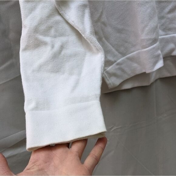 IZOD white v neck sweater size med golf - Picture 5 of 7